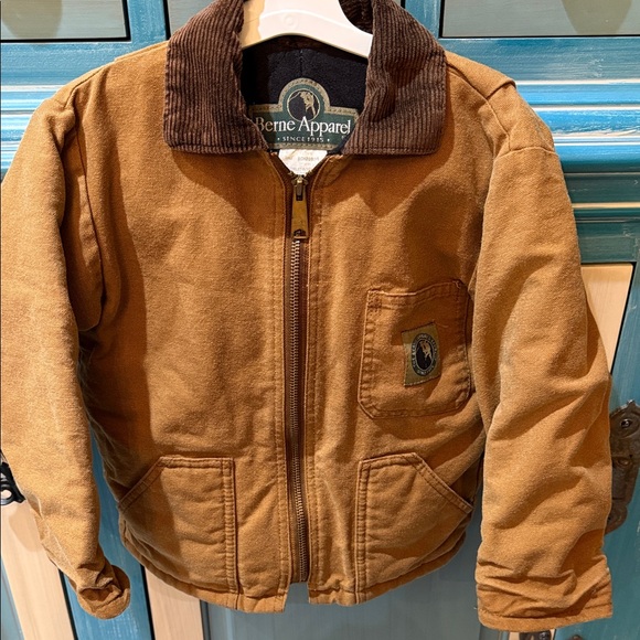 Berne Supreme Apparel Kids Brown Puffer Jacket - Picture 3 of 5